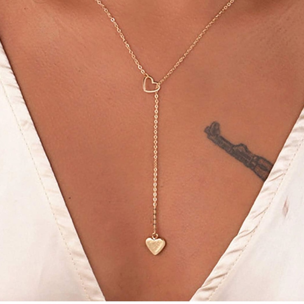 New Trendy ❤️ Choker Chain Tear Drop Link Necklace